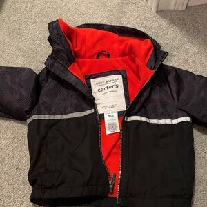 Carter's Black and Red Raincoat for Kids
